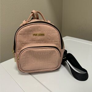 Pink mini backpack w/tassle